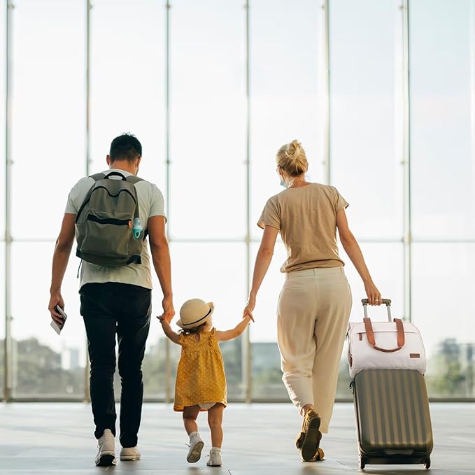 Diaper Bag Backpack, Mommy Travel Diaper Bag Tote with Shoulder Strap, Hospital Bag, Weekender Baby Bag for Mom