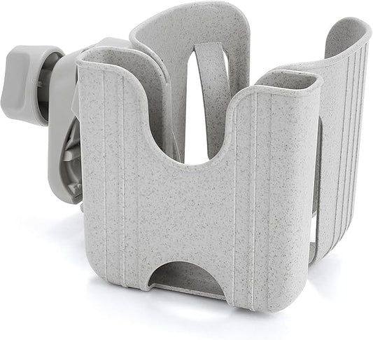 Accmor Stroller Cup Holder with Phone Holder, Bike Cup Holder, Universal Cup Holder for Uppababy Nuna Doona Strollers, 2-in-1 Cup Phone Holder for Stroller, Bike, Wheelchair, Walker, Scooter