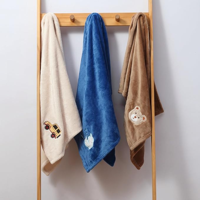 CREVENT 30''X40'' Cute Cozy Fluffy Warm Baby Blanket for Girls Boys Infants Toddlers' Bedding Crib Cot Stroller, Baby Shower Birthday Newborn's Gift - Sleeping Cat