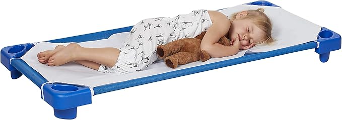 ECR4Kids Cot Sheet, Standard Size, Rest Time Accessories, White, 12-Pack