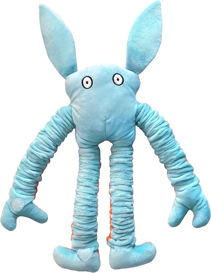 Mushies Stretchable Pop Tube Toy – Extra-Long 18" Retractable Arms/Legs, Hook and Loop Hands/Feet – Wearable, Bendable Fidget for Focus, Mood & On-The-Go Fun