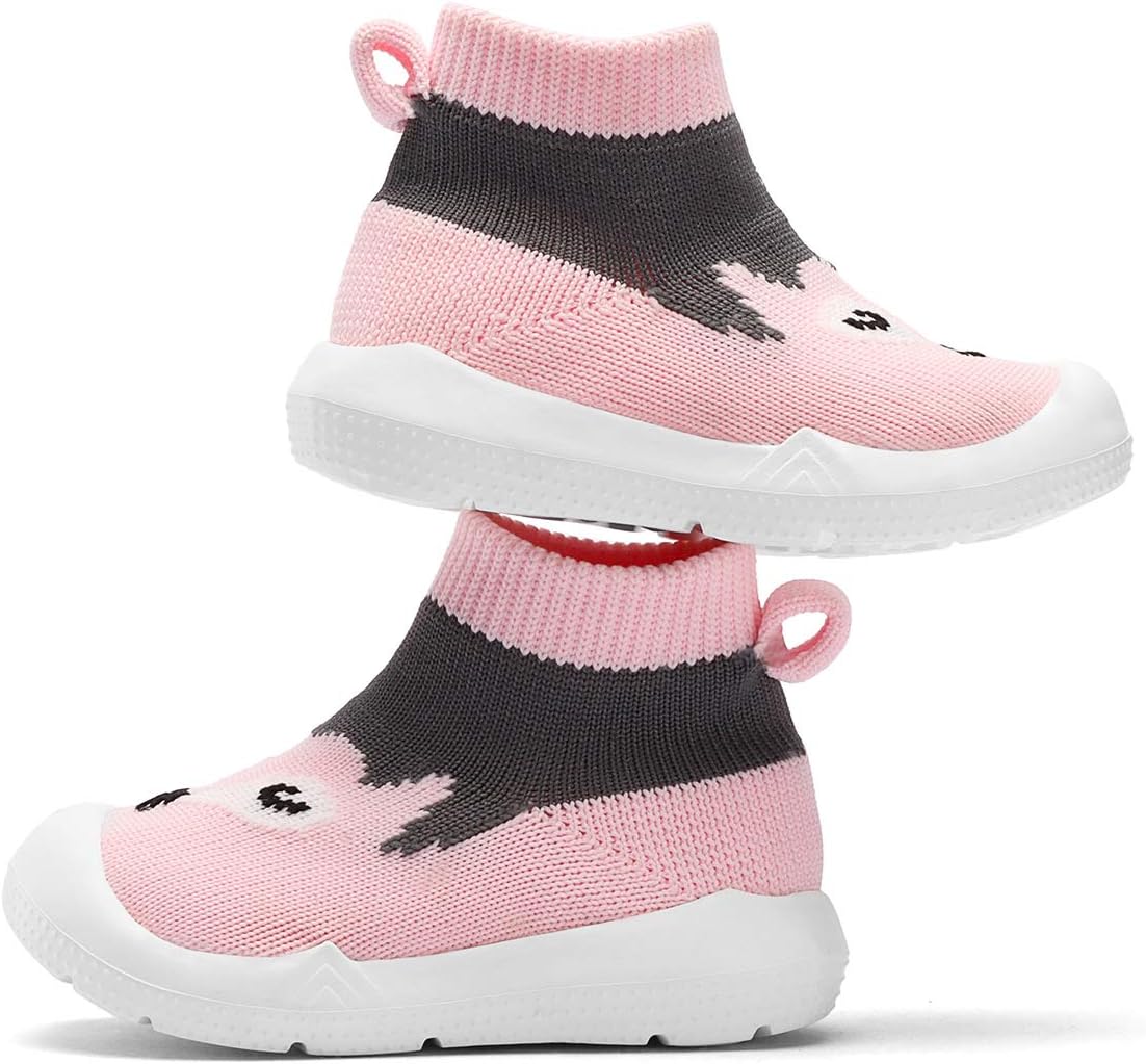 Engtoy Baby Shoes & Socks - Non-Slip Breathable Slippers with Soft Rubber Sole - Baby Boys & Girls Slip On Sneakers