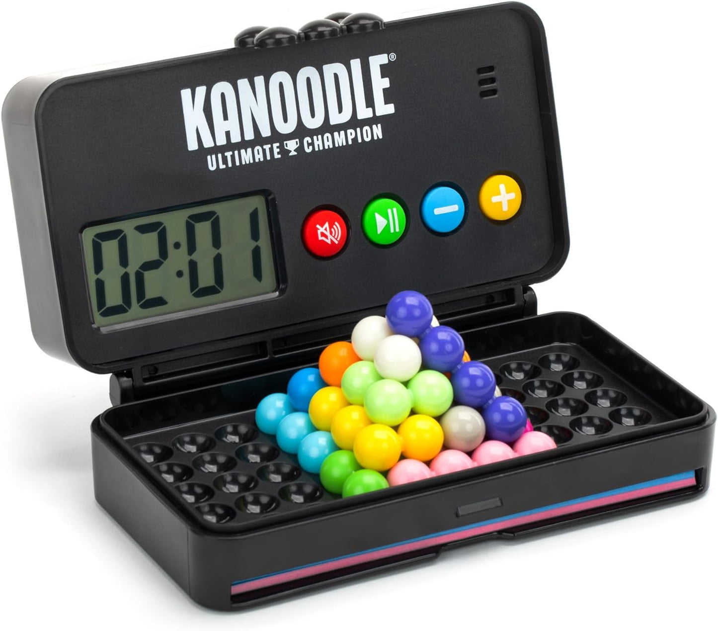 Educational Insights Kanoodle Ultimate Champion - 3D Brain Teaser Puzzle with Timer, Handheld Travel Games & Toys for Single Player, Challenging Logic Puzzles & Gifts for Kids, Teens & Adults Ages 7+