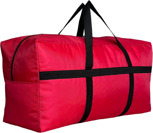 Extra Large Storage Duffle Bag with Zippers and Handles, Big Foldable Duffle Bag for Travel