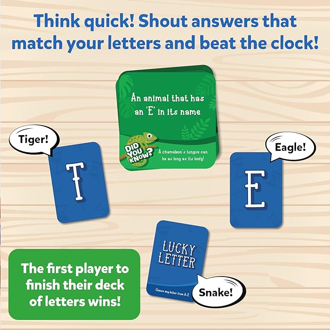 Skillmatics Rapid Rumble - Fast-Paced Board Game for Kids, Teens & Adults, Fun for Family Game Night & Educational Toy, Quick-Thinking Card Game, Gift for Ages 6, 7, 8, 9 & Up