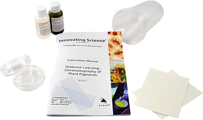 ALDON - Chromatography of Plant Pigments: Distance Learning Kit - Explore The Roles of Hidden Pigments Extracted from Plants - Innovating Science