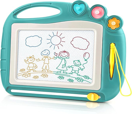 Magnetic Drawing Board, Toddler Toys for Age 1 2 3 Boys Girls, Toddler Drawing Board, Birthday Easter Christmas Halloween Kids Toy Gifts for Boys and Girls