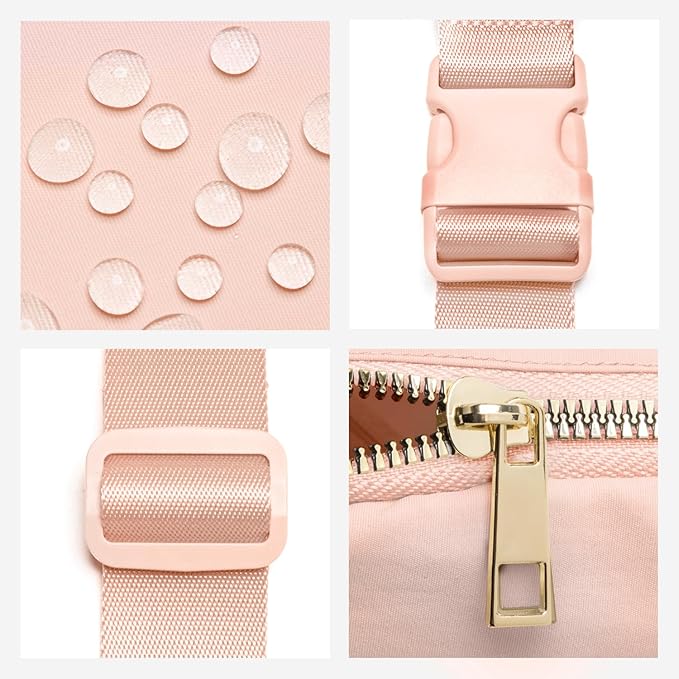 Gitus Gifts for 8 9 10 11 12 Year Old Girls Belt Bag Fanny Pack Crossbody Bags with Initial Letter Patch Cute Stuff Birthday Gifts for Teen Girls Women Personalized Trend Stuff (Coral Pink-V)