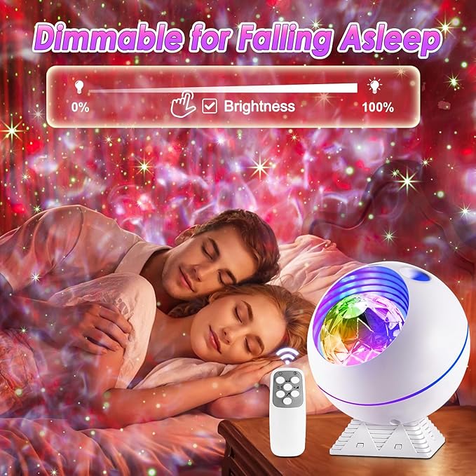 Christmas Gifts for Teens Kids Adult Room Decor Aesthetic,42 Colors Star Projector Galaxy Light+Moon+Cloud Lights for Bedroom,Unique Rhythm Mode,Dimmable+Remote Control Galaxy Lamp for Christmas Decor
