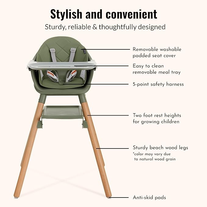 Dream On Me NibbleNest 3-in-1 Highchair