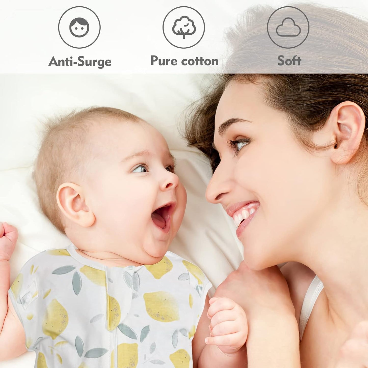 Baby Swaddles Sleep Sacks 3-6 Months - Baby Transitional Swaddles Sack, Arms Up Swaddle for Newborns, Infants Bag with 2-Way Zipper, Newborn Essentials