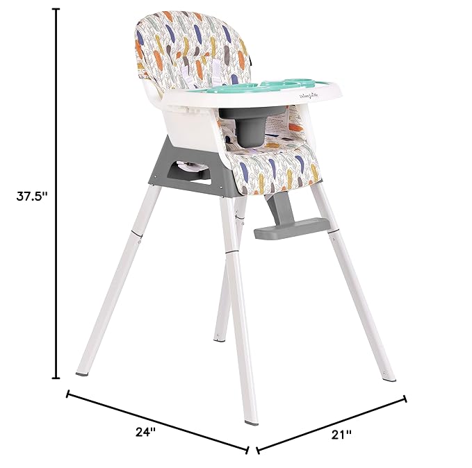 Dream On Me Curio Sit N Seek Highchair in Mint