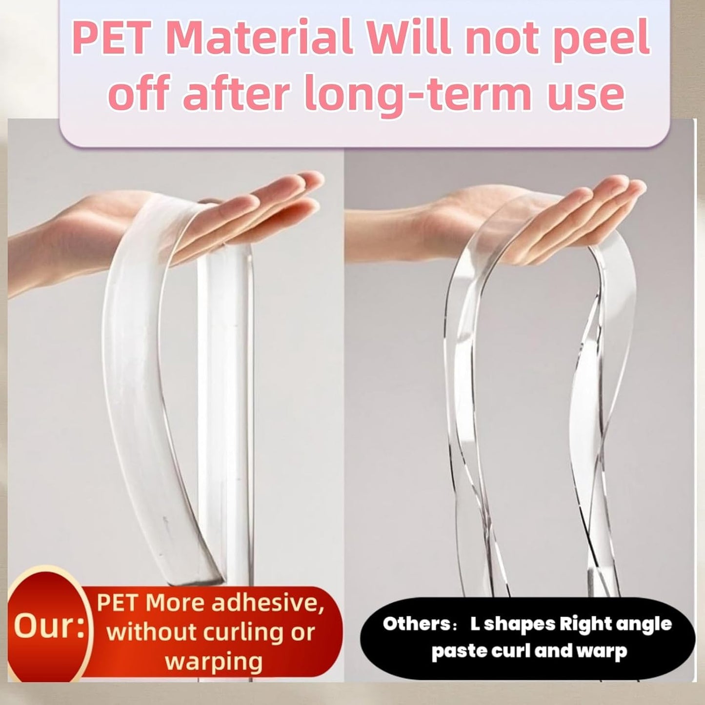 Clear Edge Protector Strip,0.78in Width x80in Length,Table Corner Protectors Tape,Self Adhesive Protective Corner Bumper for Cabinet Doors, desks, Glass, Dining Tables, Furniture, Kitchen countertops