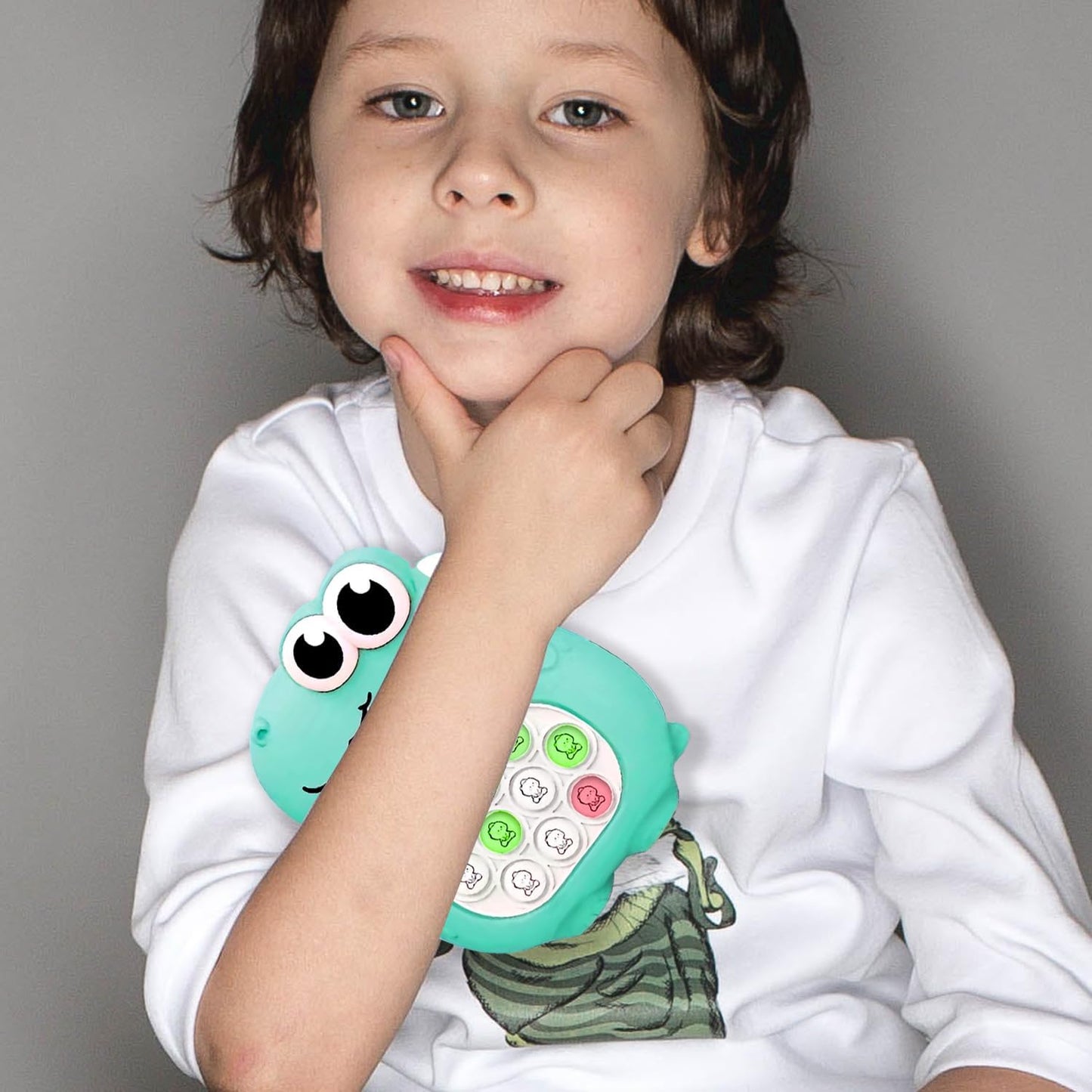 Pop GameToys for Kids 6-12, Fidget Toys for Autism Sensory Toys Mini Games, Bubble Stress Fingertip Two-Tone Luminescence Light Up GameBirthday Gifts for Boys, Girls