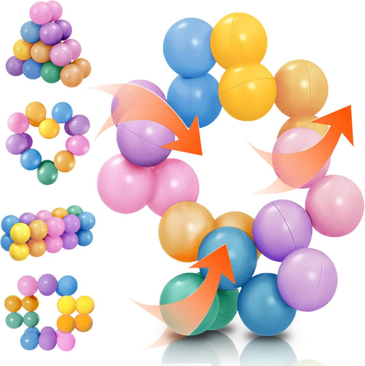 Sensory Fidget Toys for Kids Toddler Boys, Autism Figette Ball Autistic ADHD Cool Desk Toy, Calm Down Travel Airplane Essentials Toys for Age 3-12 Year Old, Stuffers Gift for Kids Teens Girls