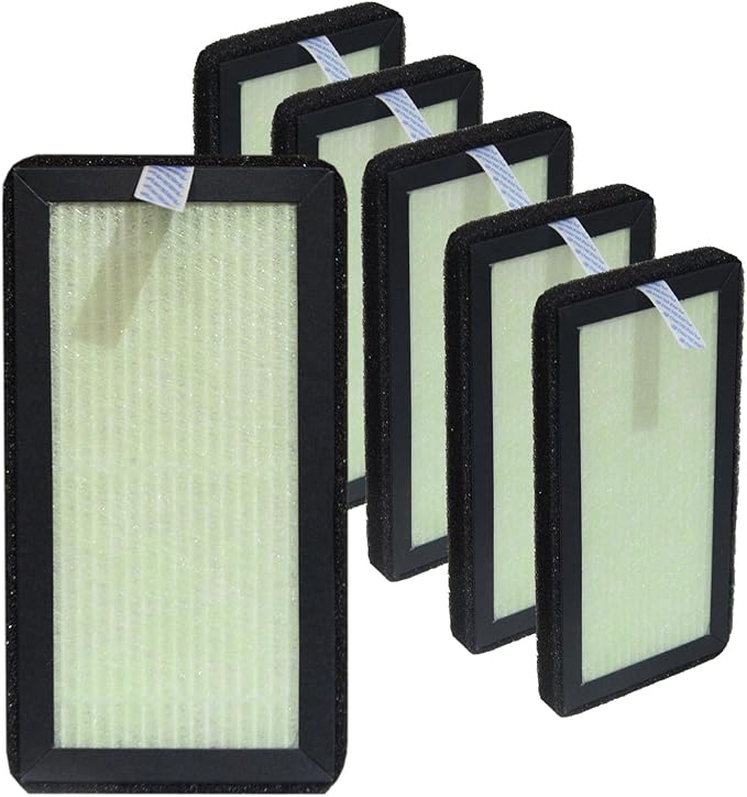 PUREBURG Replacement HEPA Filter Compatible with Dr.Brown's All-in-One Bottle Dryer Advanced,6-Pack For Air Clean Dust