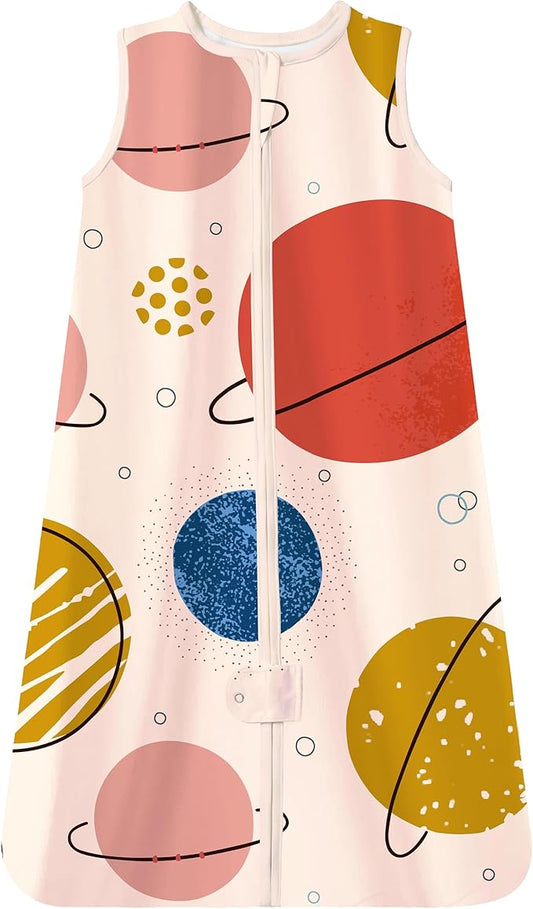 TotAha Light Sleep Sack, Stretchy, Soft, Cozy Wearable Blanket Sleep Bag with 2-Way Safe Zippers for 0-6-12-24 Months 0.5 TOG