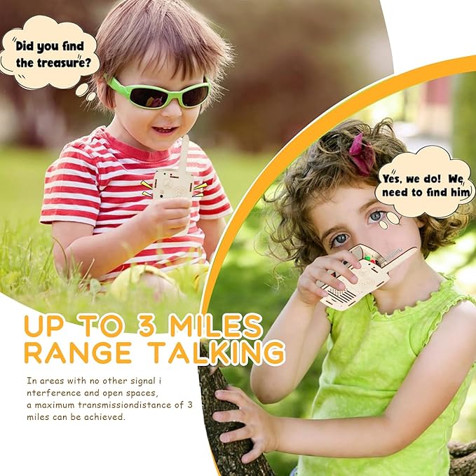 Kids walkie talkies for Boys Girls Age 5-7 8-13 Science Kits for Kids Age 8-10 8-12 12-14 STEM Toysfor 6 7 8 9 10 11 12 13 14+ Years Old Boys Teens DIY Building Crafts