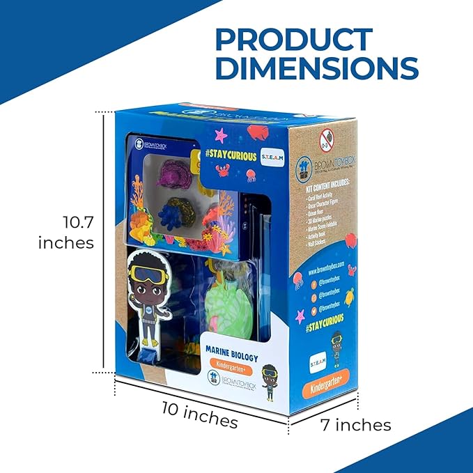 Educational Science STEM Kit for Kids Ages 6–8- Gift for Boys & Girls (Oscar Marine)