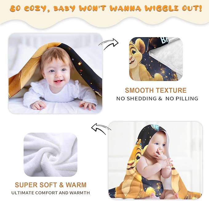 Ship Next Day, Personalized Baby Blanket – Printed in USA, Custom Baby Blanket for Boys & Girls, Baby Blanket with Name, Baby Shower, Easter, Christmas, Birthday Newborn & Toddler Gifts (Style 21)
