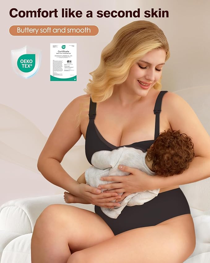 As Fairy Nursing Bras for Breastfeeding Mesh Lace Seamless Maternity Bra Pregnancy Sleep Wireless Bralette