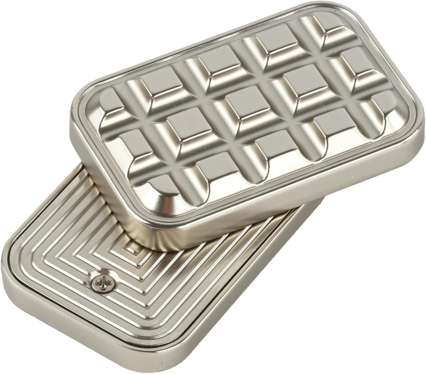 Fidget Toys Adults Magnetic Fidget Slider Magnet Fidget Toys EDC Metal Fidget Slider Haptic Slider EDC Fidget ADHD Anxiety Stress Relief Toy Adults Fidget Toys Adults Anxiety Metal Fidget Toys-Silver