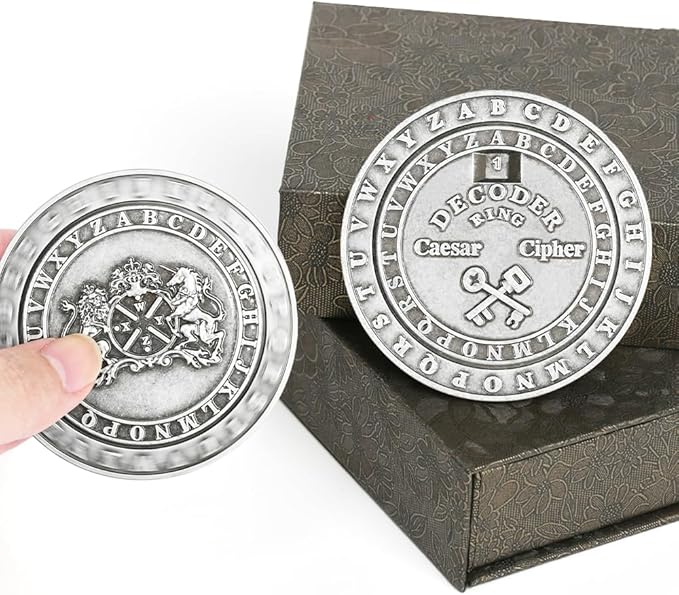 VIGIamy Fidget Toys Adults Brain Teaser Puzzles Fidget Spinners Metal Anxiety Stress Relief Toy Mind Puzzles Escape Room Game ADHD Autism Fidget Sensory Toys Office Desk Toy (Sliver)