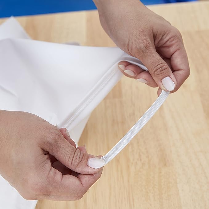 ECR4Kids Cot Sheet, Standard Size, Rest Time Accessories, White, 12-Pack