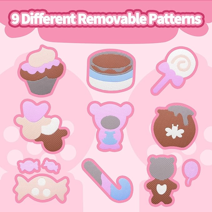 Coolcandy Baby Play Mat, 25Pcs Interlocking Puzzle Floor Mat, with Safety Fence - 0.4" Thick Non-Toxic EVA Foam Play Mat, for Infants & Toddlers 3-36 Months, Soft Puzzle Tiles for Play Areas