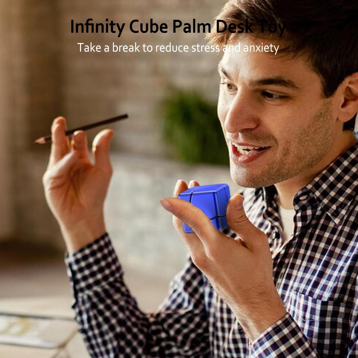 Infinity Gear Fidget Spinner Toy, 2-in-1 Transforming Fidget for Kids and Adults, Stress Relief Toy for Autism, ADHD, Anxiety, OCD, ADD, with LED Light