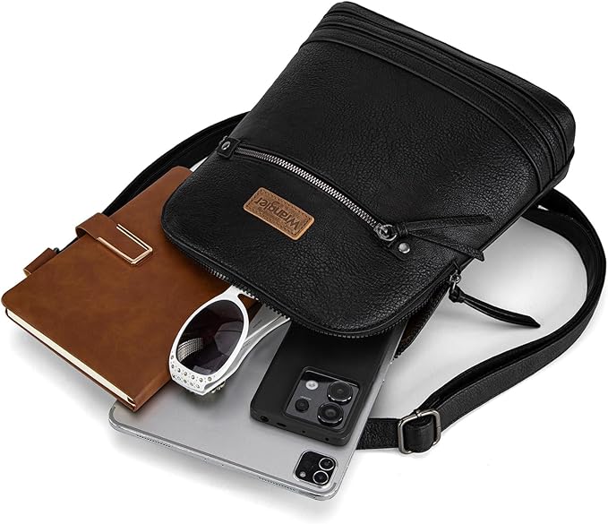 Montana West Wrangler Backpack Purse for Women Medium Ladies Bookbag Travel Daypacks Bags Black Purse