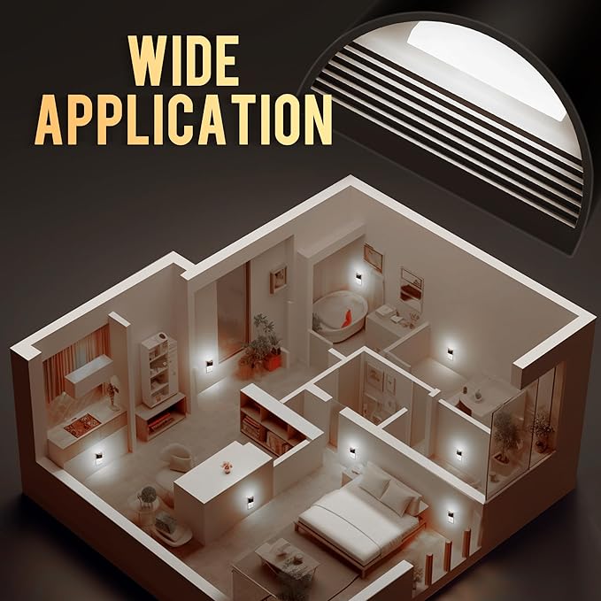 DORESshop LED Night Light[2 Pack], Night Lights Plug into Wall, 3 Level Brightness Adjustable Plug in Night Light, Dusk to Dawn Sensor, Nightlights for Adults, Bedroom, Bathroom, Hallway, 5000K