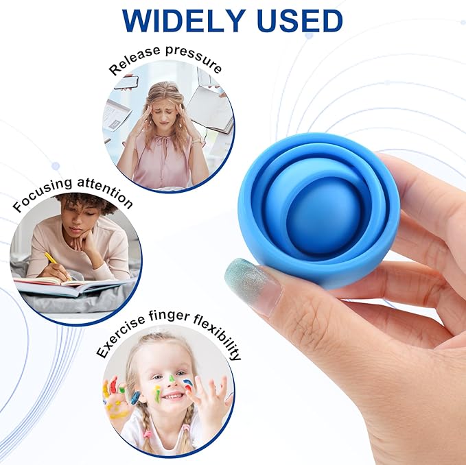 Fidget Toys for Kids, Sensory Toys for Adults, Gifts for Boys Girls Teens Christmas New Year Valentine's Day, ADHD Autism Stress Relief Finger Tools Classroom