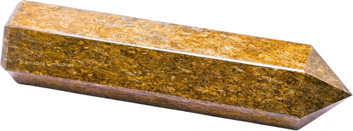 Amazing Gemstone Large Bronzite Crystal Towers ~ Natural Healing Crystal Point Obelisk for Reiki Healing and Crystal Grid (5.5" to 6" INCH)