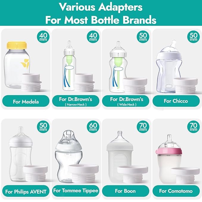 NCVI Portable Glass Bottle Warmer for Baby Travel on The Go, Car USB Breastmilk Warmer Battery Powered, Airplane Cordless Fast Water Warmer for Formula Bottles of Narrow&Wide Mouth, Dual-use Design