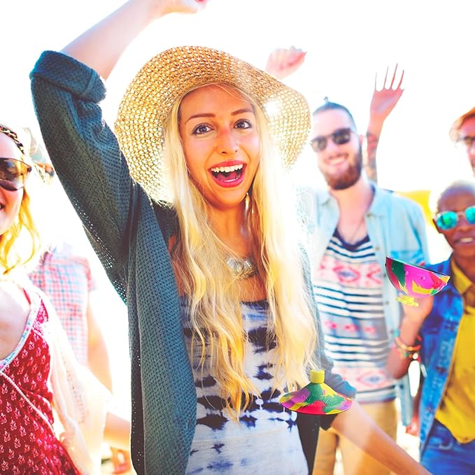 Jumping Bounce Ball for Kid,Ball That flattens and pops up Toy Suitable Doggy disc Magic Flying Saucer Bounce Popper Toy（4 Piece）