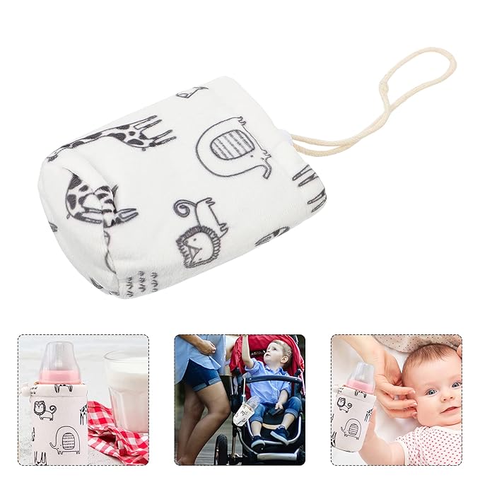 Baby Bottle Sleeves Warm Baby Bottle Cover Glass Bottles Insulator Sleeve Feeder Bottle Keep Warm Holder 240ml