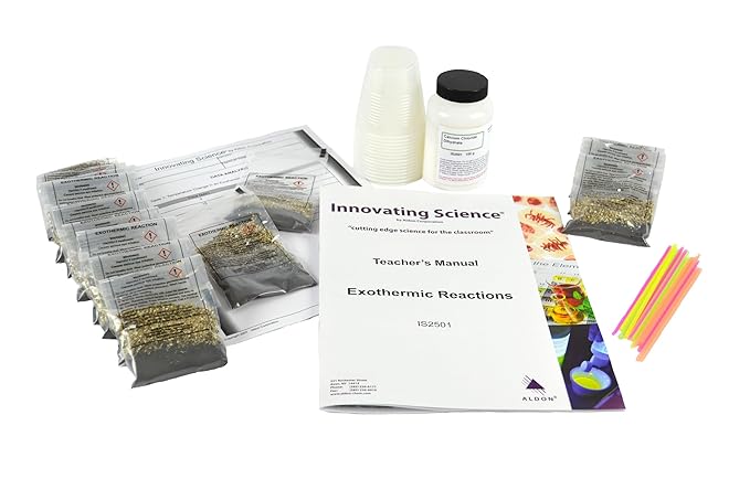 Innovating Science Exothermic Reactions Chemistry Demo Kit (Supplies for 15 Groups)