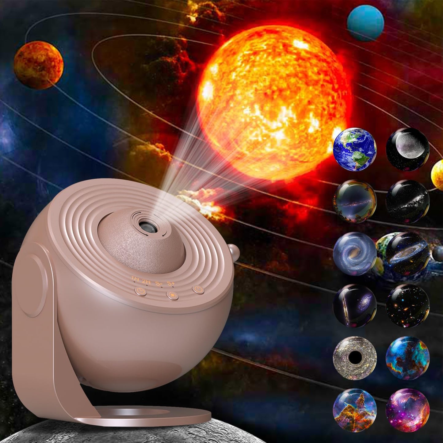 Galaxy Projector for Bedroom,13 in 1 Star Projector with Timer and 3 Button Control 360° Rotating Planetarium Ceiling Night Light Projector for Kids,Adult,Gifts,Ceiling,Bedroom Room Decor