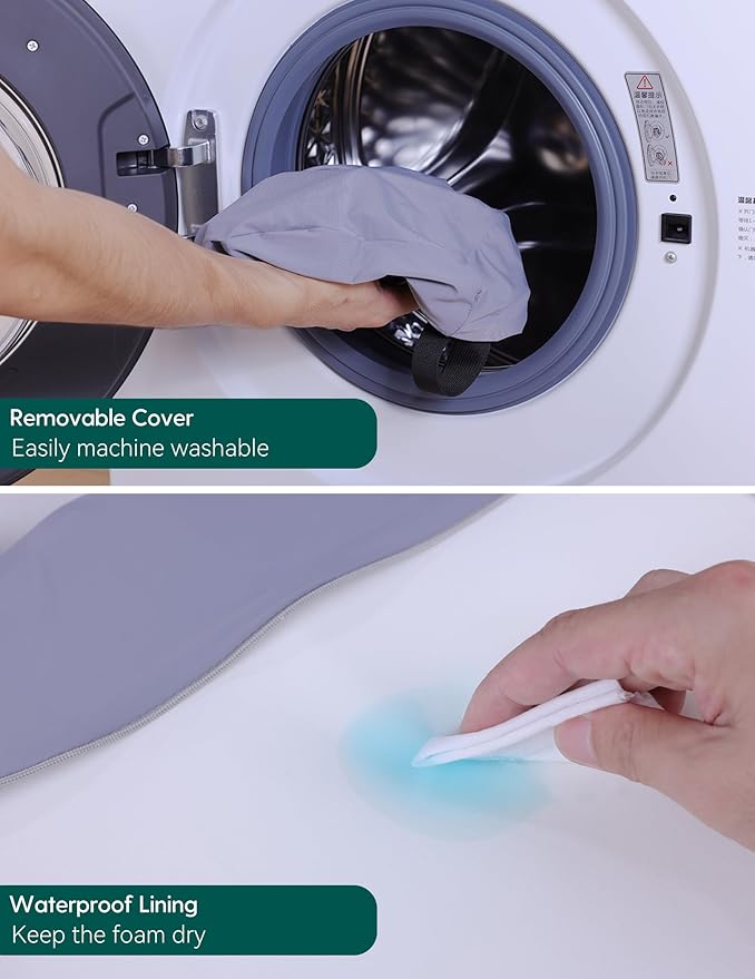 Babelio 2-in-1 Ergo-Designed Booster Seat for Kitchen Chair, Promote Proper Upright Posture, Toddler Booster Seat for Dining Table, Removable & Washable Cover, for 18 Months to 5 Years, Dark Grey