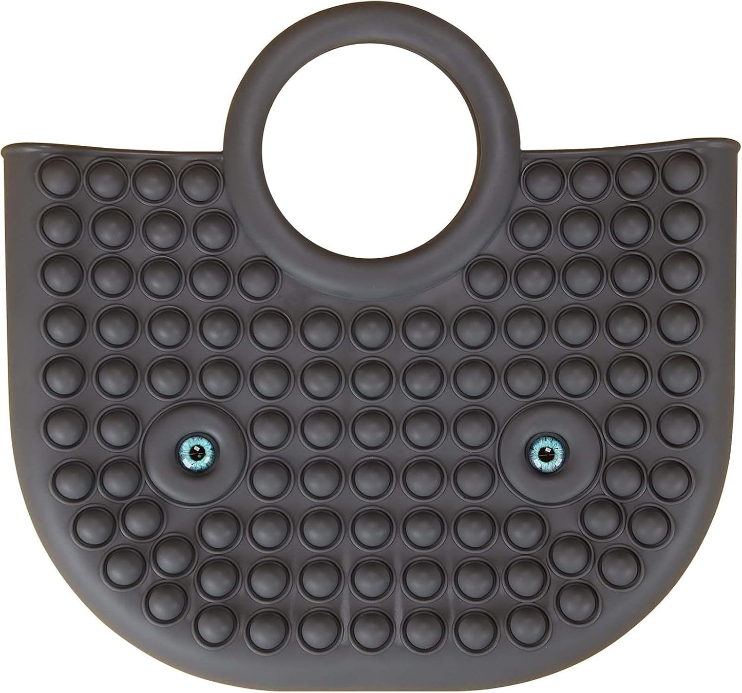 BABANA Fidget Purse for Girls - Bubble Push Pop Bag with Crazy Eyes, Silicone Fidget Handbag Toy for Kids | Birthday, Easter