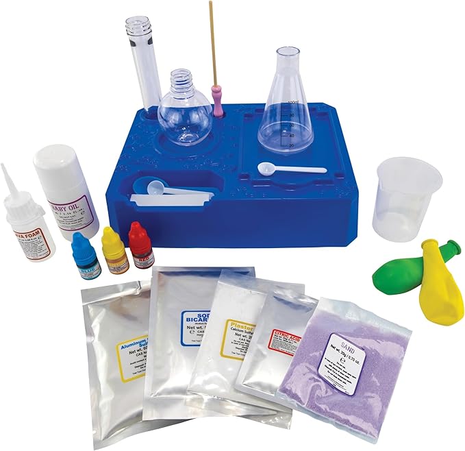 MindWare Junior Science Academy: Magic Potion Science Chemistry Set – 5 Amazing Beginning Kids Science Experiments for Kids Ages 4 & Up – Fun Science Lessons for Home or School