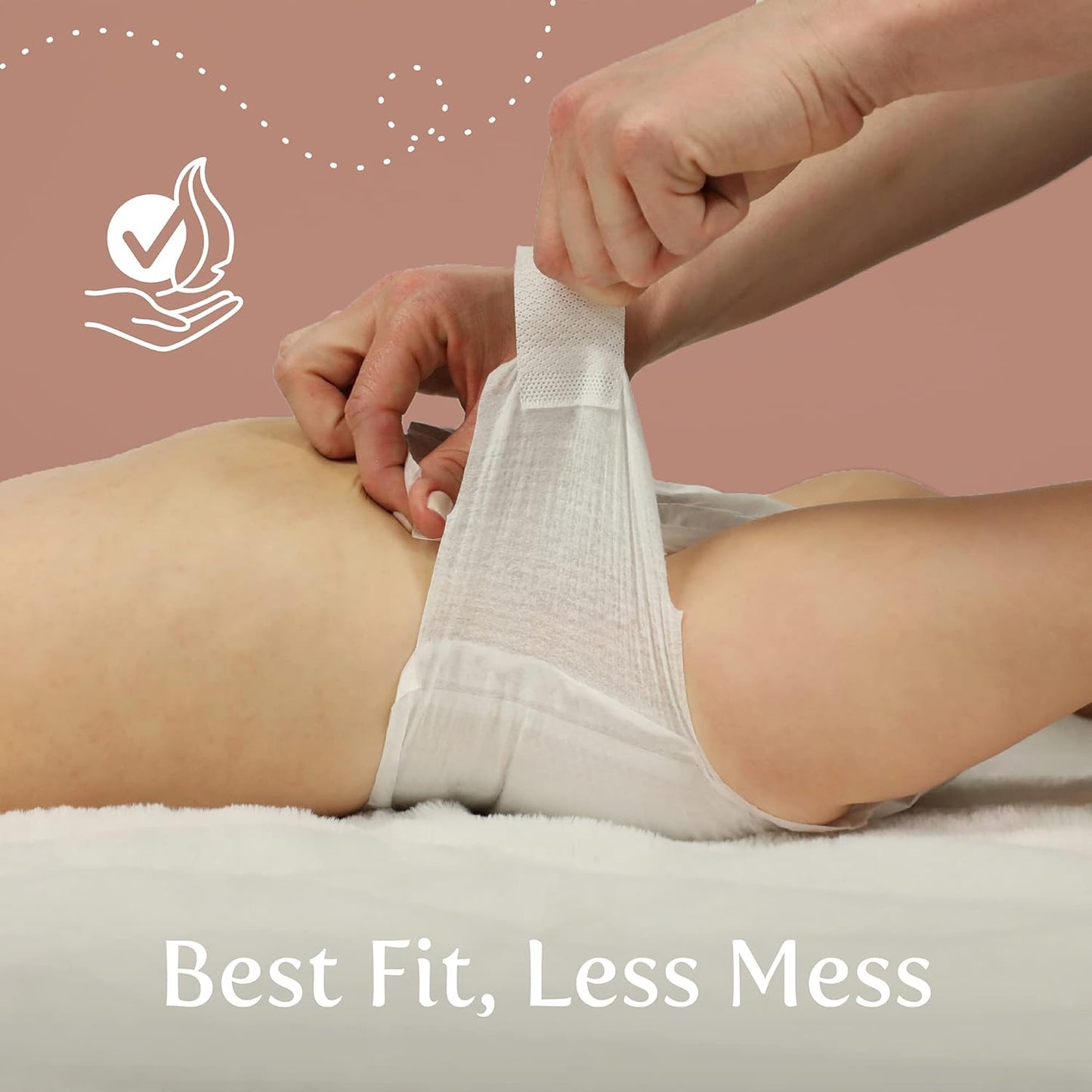 Earth & Eden Sensitive | Eco-Conscious & Hypoallergenic Diapers | Size 7 | 80 Count