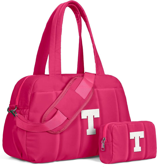 Dance Bag, Kid Weekender Bags，Tween Girls Trendy Stuff-Girl Overnight Bag with Wet Pocket，Lightweight Travel Tote Personalized Cheer Bags with Makeup Pouch