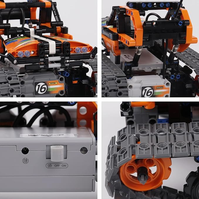 BIRANCO. STEM Remote Control Building Kit 3 in 1 RC Tracked Racer/Tank/Robot Engineering Toys, Science Construction Play Set, Toy Car Christmas for Boys & Girls Age 8-12 (392pcs)