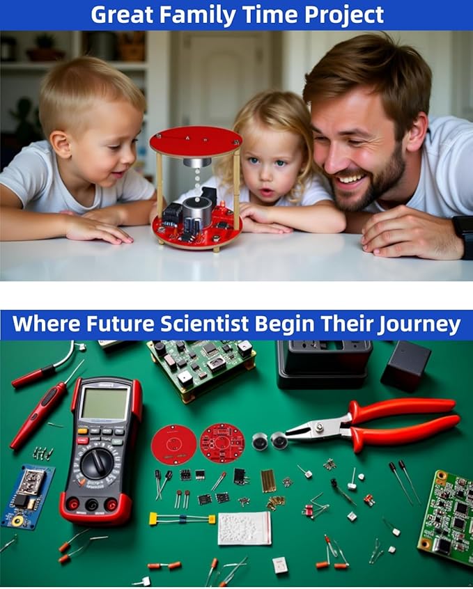 DIY Ultrasonic Suspension Standing Wave Controller Soldering Practice Kit, DIY Electronic Kit, Fun Science Kit, STEM kit, Ultrasonic Standing Wave Controlled Levitation kit