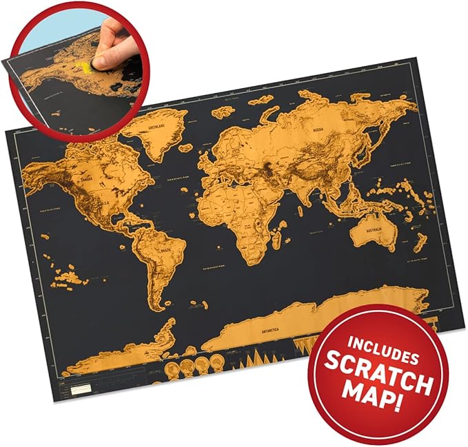 Abacus Brands Virtual Reality World Atlas Gift Box - Illustrated Interactive VR Atlas and STEM Learning Activity Set - for Ages 8 and Up