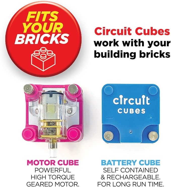 Circuit Cubes Mechs Move! Multi-Creature Mobility Launch Kit - Engineering STEM Kit for Children and Adults