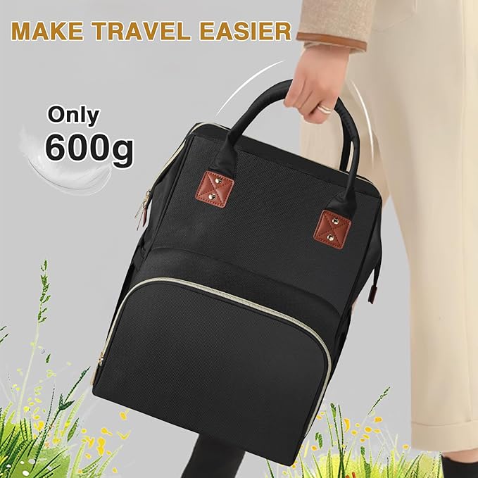 Diaper Bag Backpack, Multi-Function Baby Boys and Girls Bag, Travel Waterproof Diaper Backpack Tote Bag, Baby Registry Search & Shower Gifts-Essentials Baby Backpack for Mom/Dad