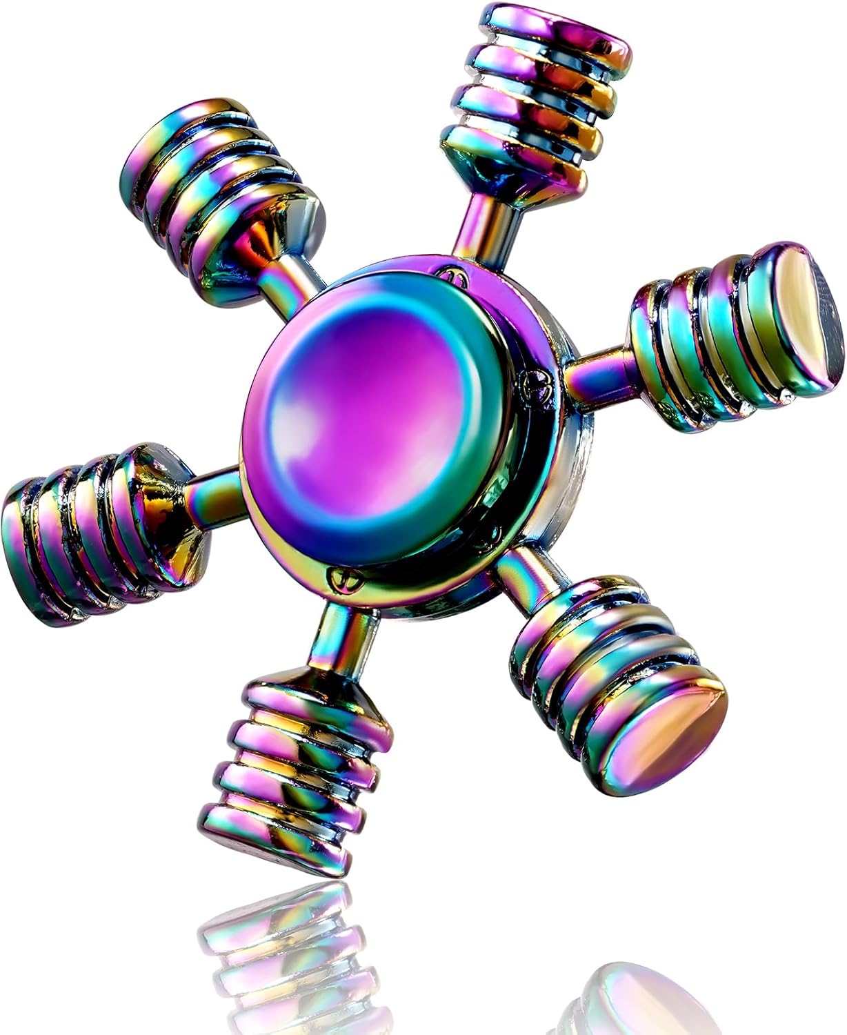 SCIONE Metal Fidget Spinner Gifts for Adults and Kids, Stress Anxiety ADHD Relief Figets Toy, Metal Anti-Anxiety Fidget Spinner Toy for Birthday Gifts Stocking Stuffers Classroom Prizes for Boys Girls